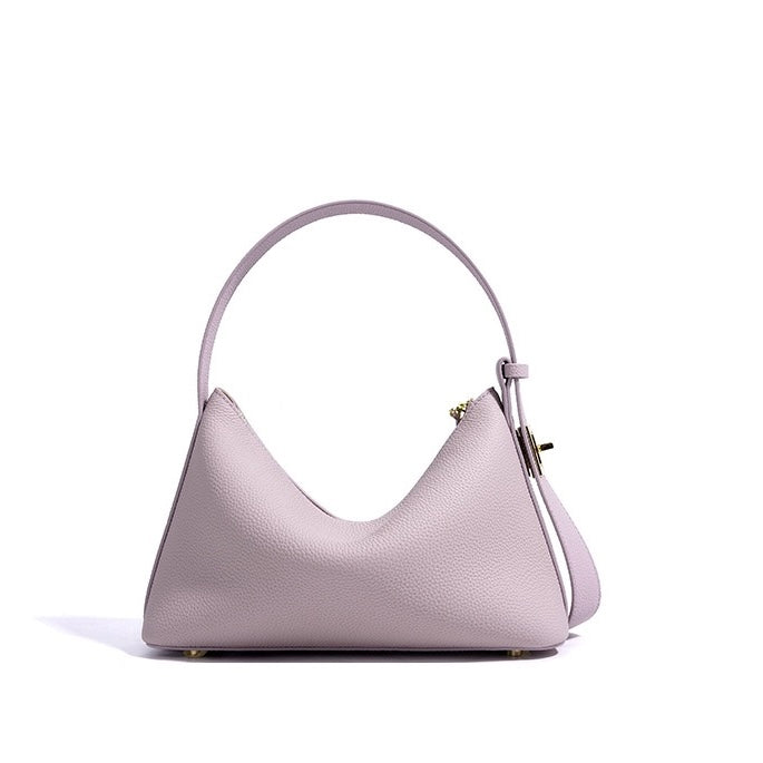 Women's Togo Leather Premium Crossbody Shoulder Dumpling Bag