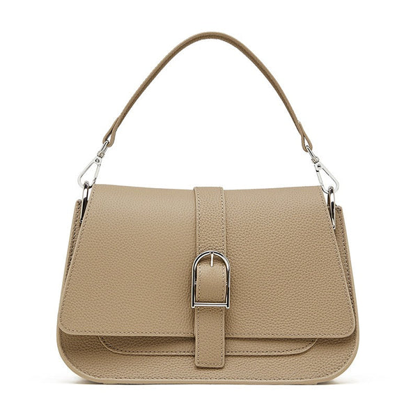 Commuter Minimalist Genuine Leather Saddle Bag
