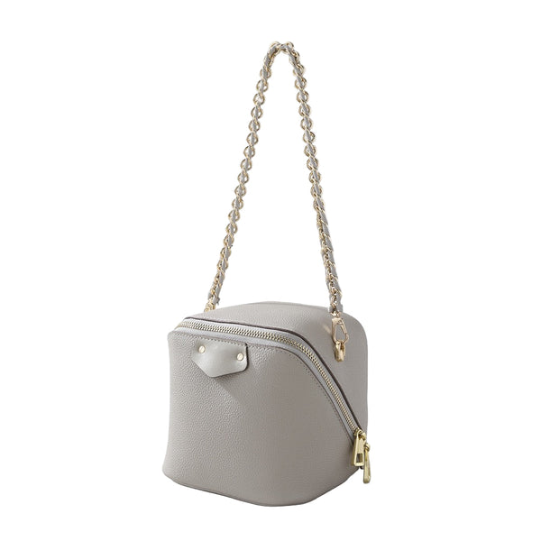 Women's Genuine Leather Square Elephant Bucket Bag